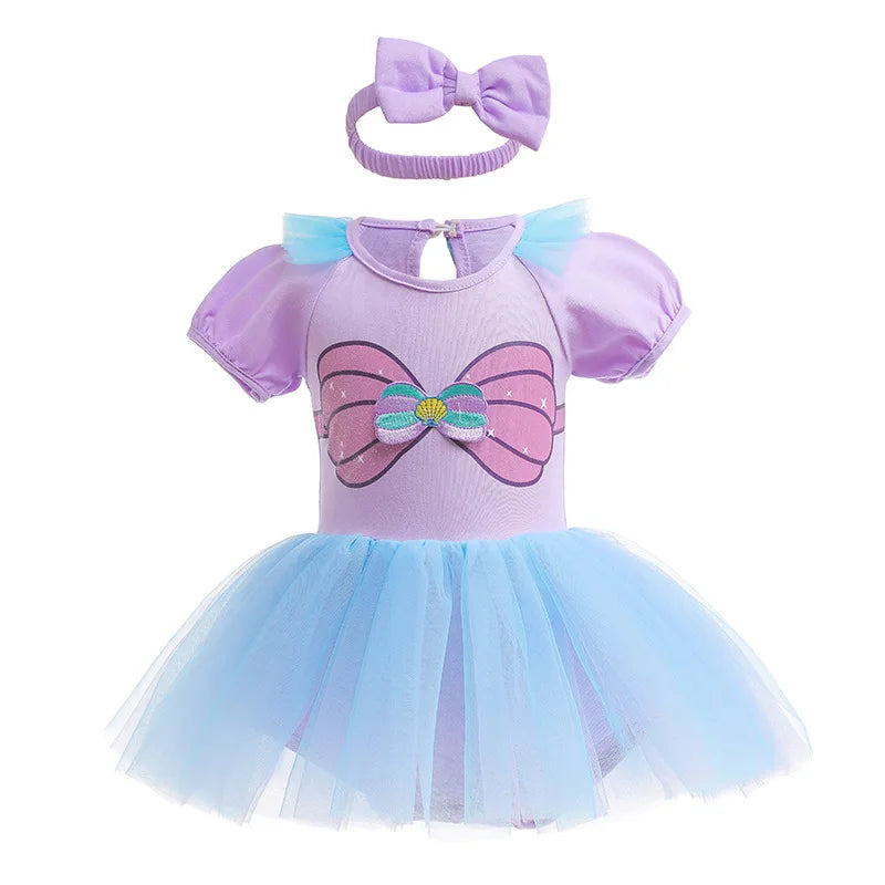Baby Disney Mermaid Snow White Elsa Cinderella Costume