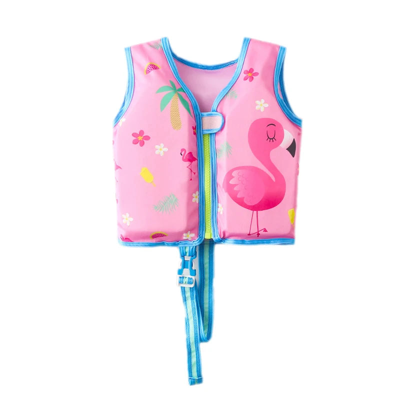 Baby Swim Buoyant Vest Kids Learn Swimming Aids Swim Trainer Child Life Jacket Boy Girl Cute Swimsuit Swimming Pool Accessories