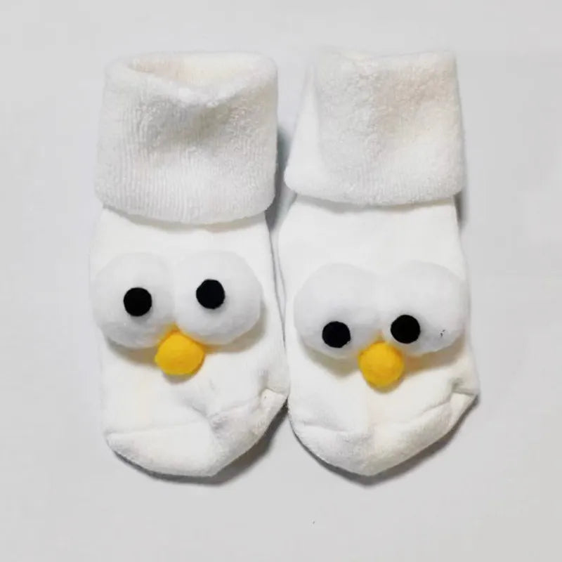 Cartoon big eyes baby socks