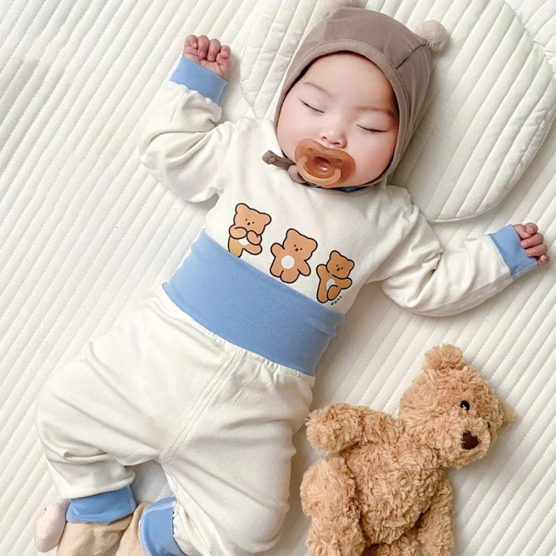 Newborn Baby Underwear Clothes Set Pure Cotton Sleepwear