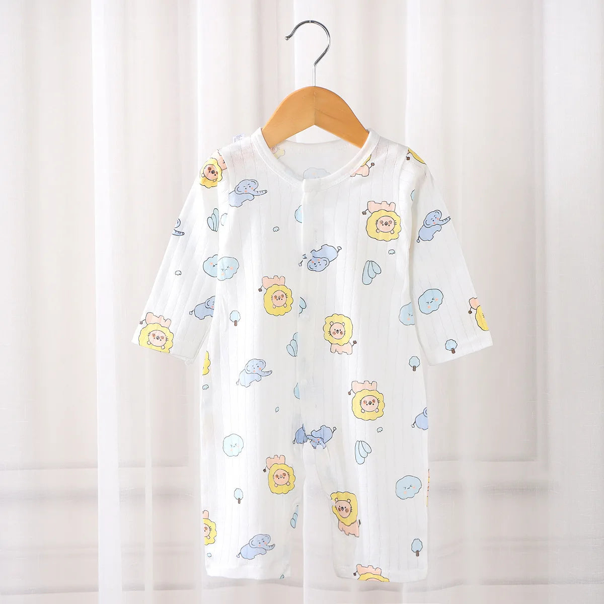 Baby Cotton Long-sleeved Sleepwear Clothing
