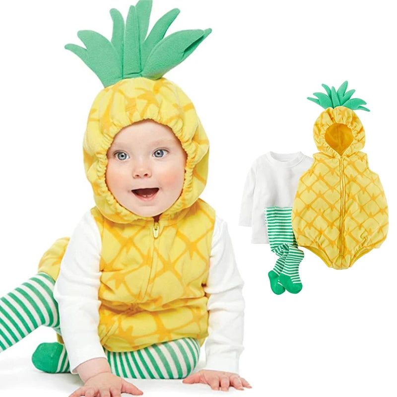Halloween Kigurumis Strawberry Baby Custome Sets