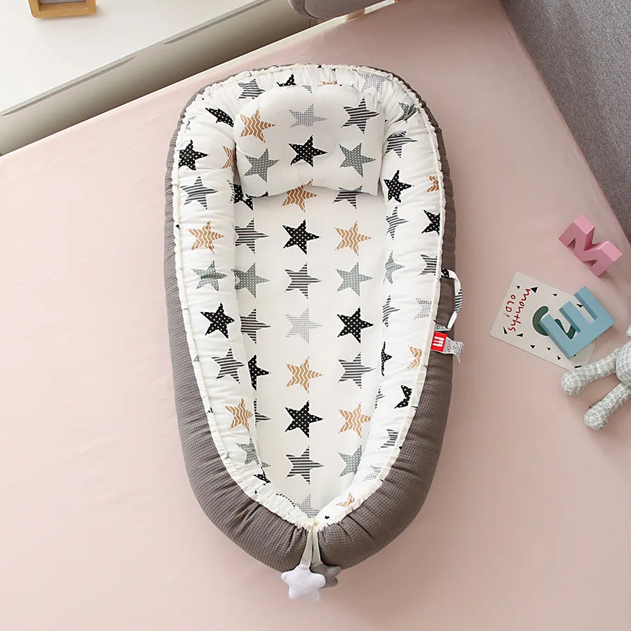 Baby Cribs Removable Sleeping Nest with Pillow Nest