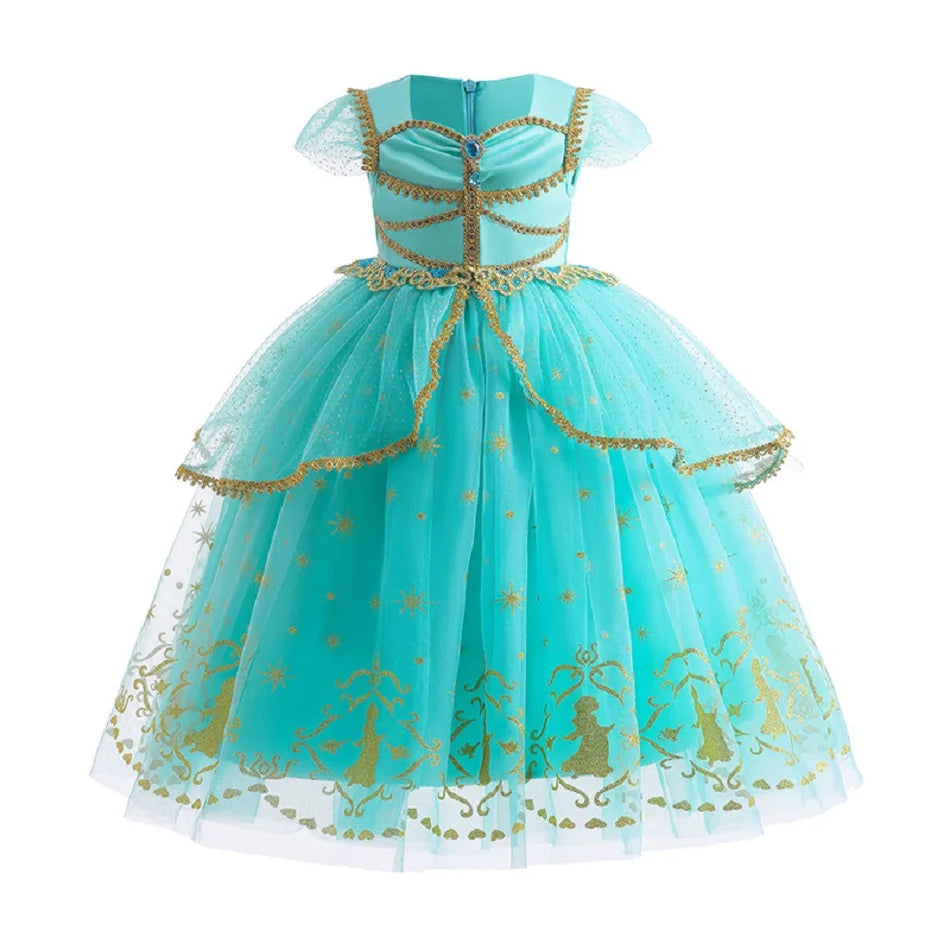 Frozen Elsa Anna Princess Cosplay Dress Baby Costume