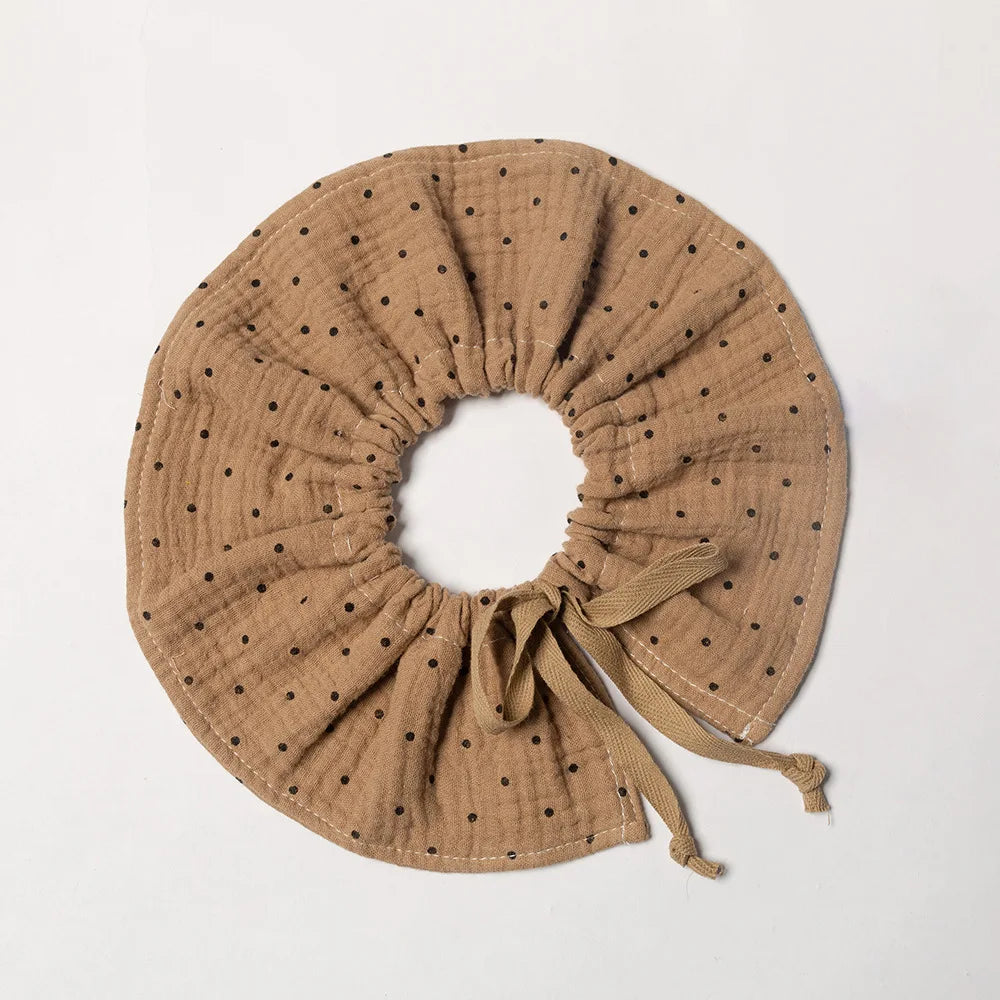 Cotton Gause Baby Bibs Fashion bib 360 Flower Newborn Bib Infant Burp Cloths Bandana Scarf for Kid Girl Boy Feeding Saliva Towel