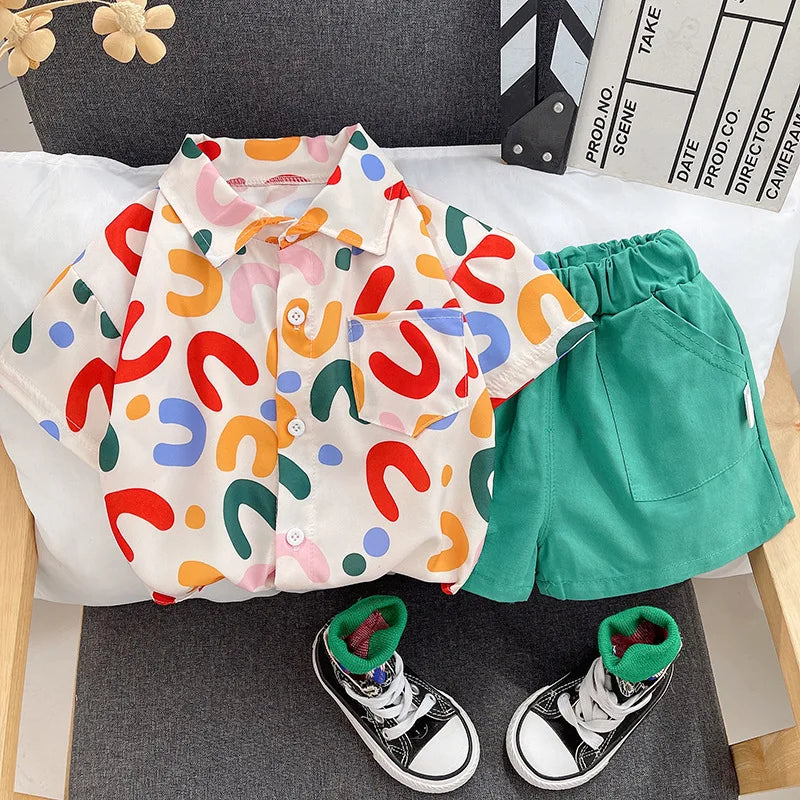 Summer Fashion Baby Boy Clothes Sets