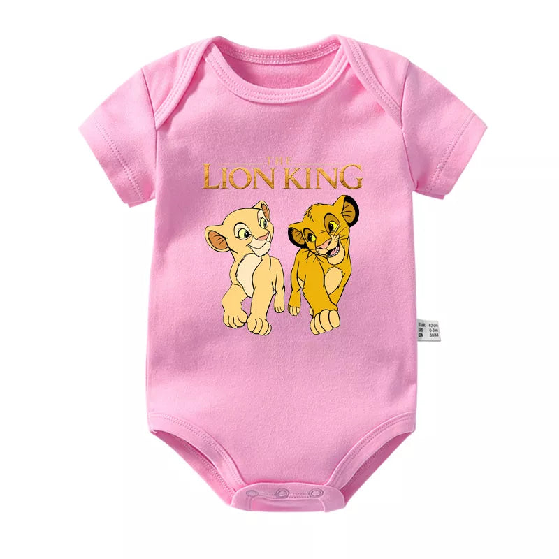 The Lion King Simba Print Infant Bodysuit Cotton