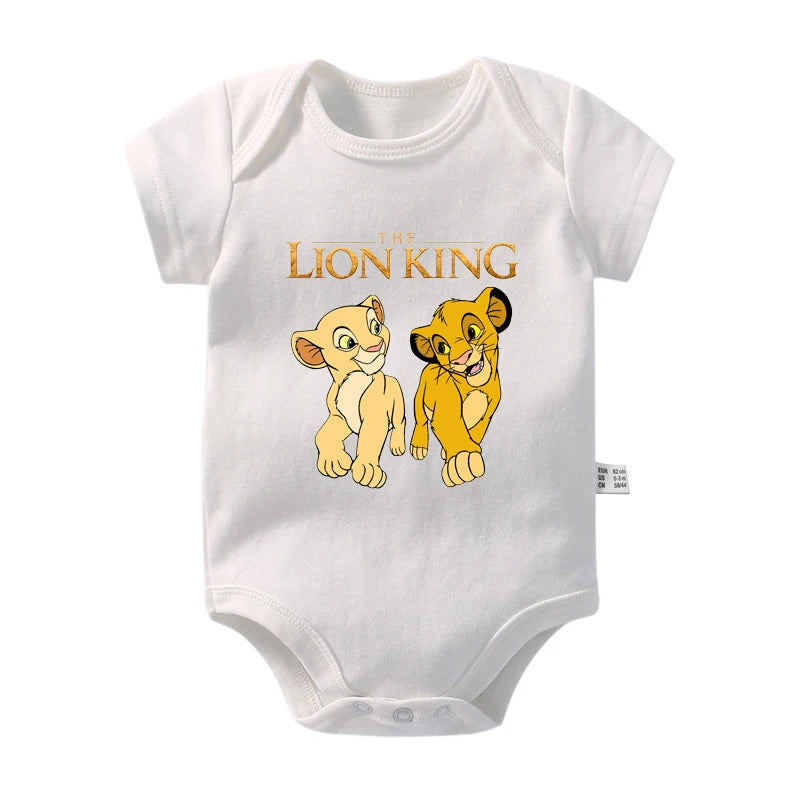 The Lion King Simba Print Infant Bodysuit Cotton
