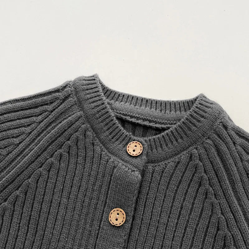 New Winter Newborn Infant Knit Thick Long Sleeve Jumpsuits