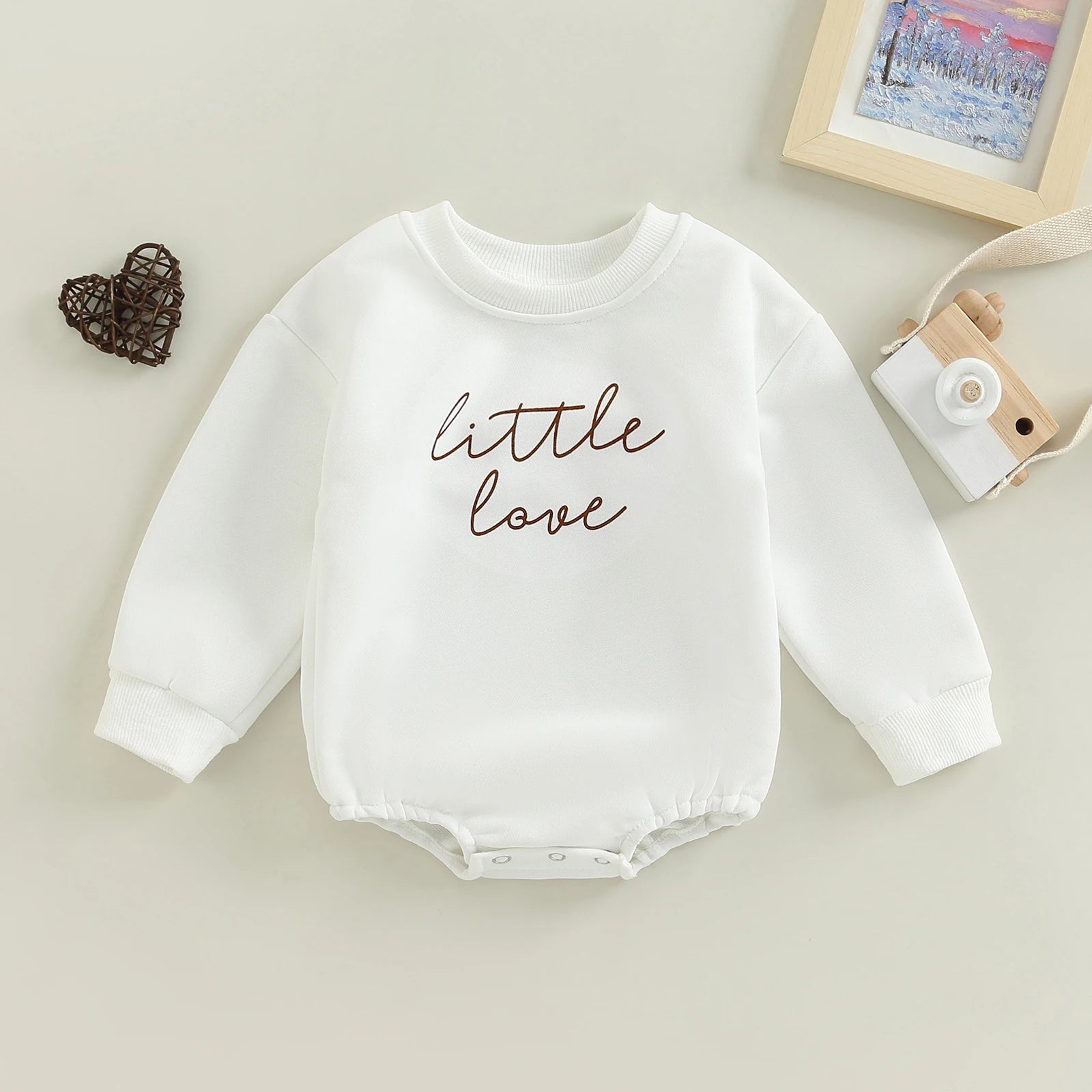 Newborn Infant Baby Girl Boy Autumn Bodysuit