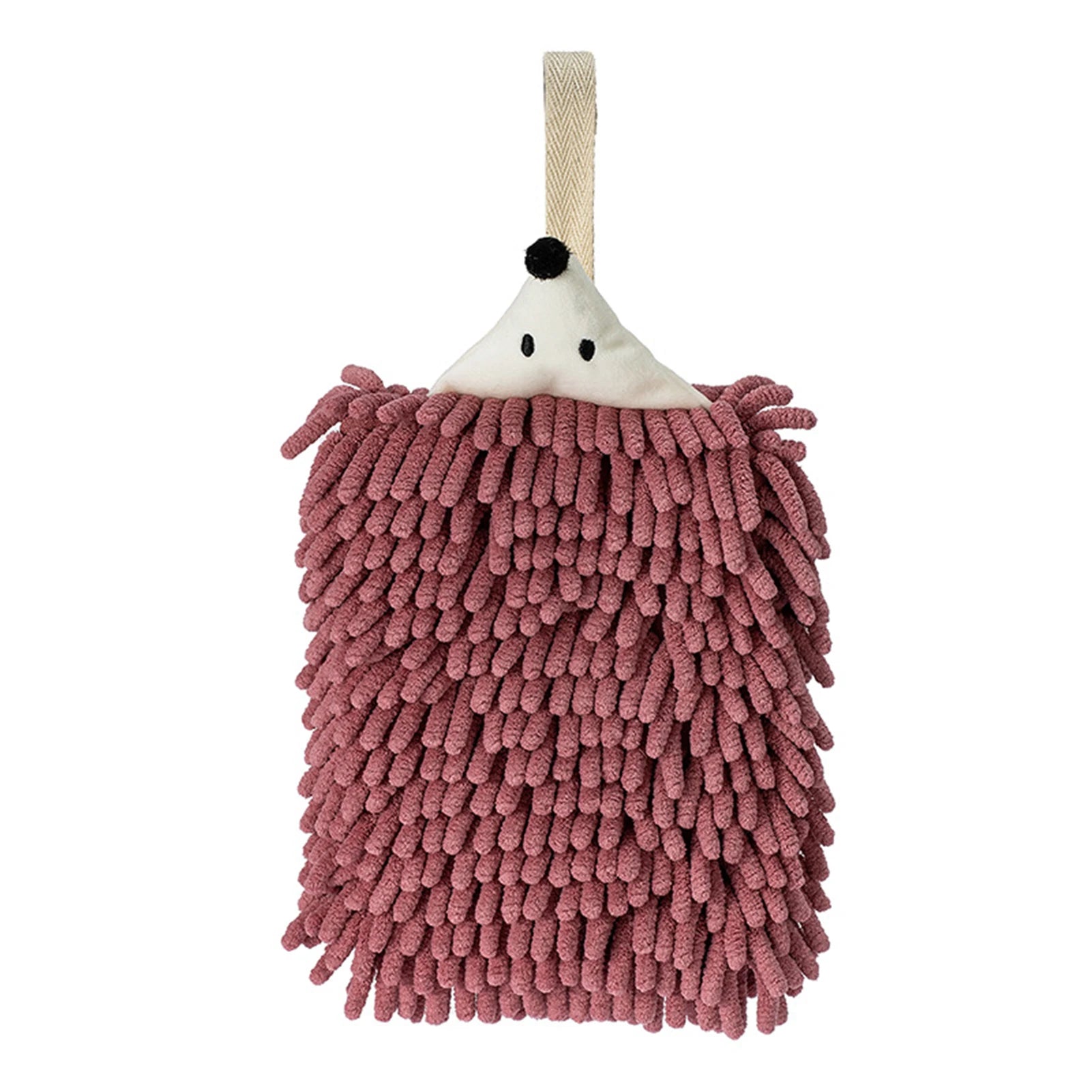 Chenille Cartoon Sheep Hanging Towel Adjustable Lanyard Hanging Hand Towel Soft Comfortable Skin-touch Kitchen Towel For Home