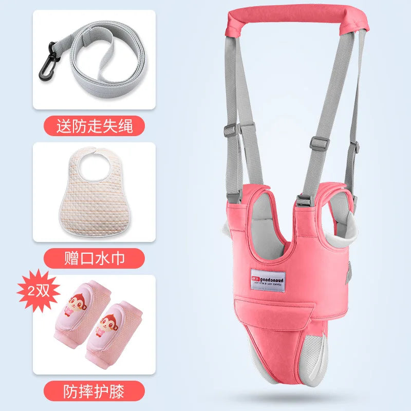 Baby Learning Walking Belt Baby Walker Toddler Rope Boy Girl Seat Walk Anti-fall Belt Baby Dual-use Child Traction Rope Artifact