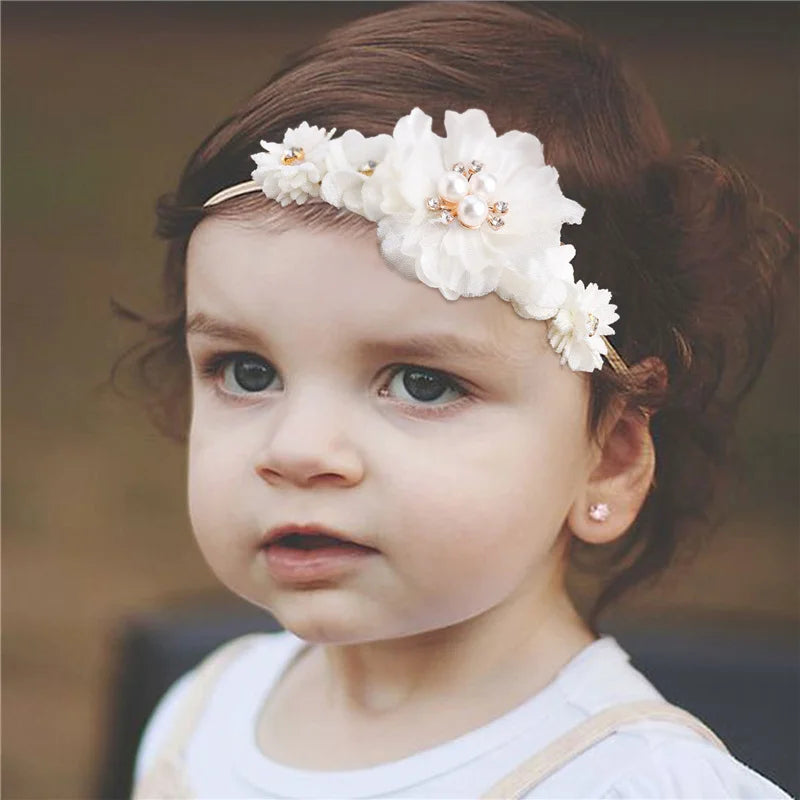 Baby Flower Headwear Soft Elastic