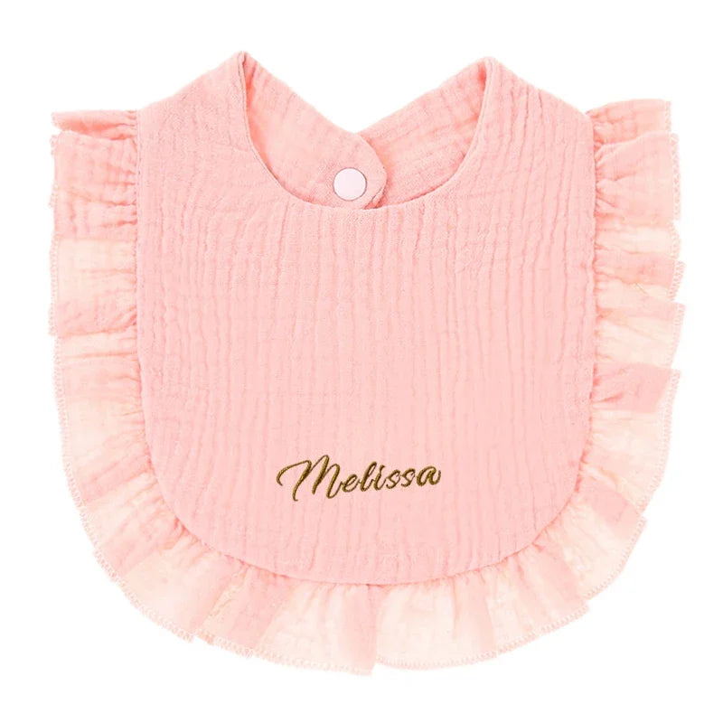 Baby Comforter Bibs Lace Cotton Newborn Accessories