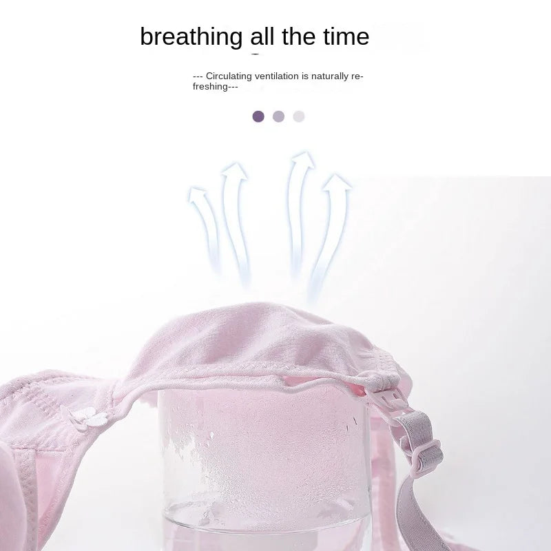 Breastfeeding Maternity Nursing Bra Pregnant Underwear Pregnant Women Gathered Push Up Bra Wireless Feeding Seamless Bras Ladies