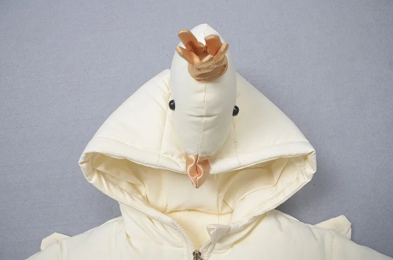 New Kids Down Jacket For Girls Boys Coat Waterproof Winter New Child Shiny Hooded Outwear Snowsuit Thick Down Coat Clothes