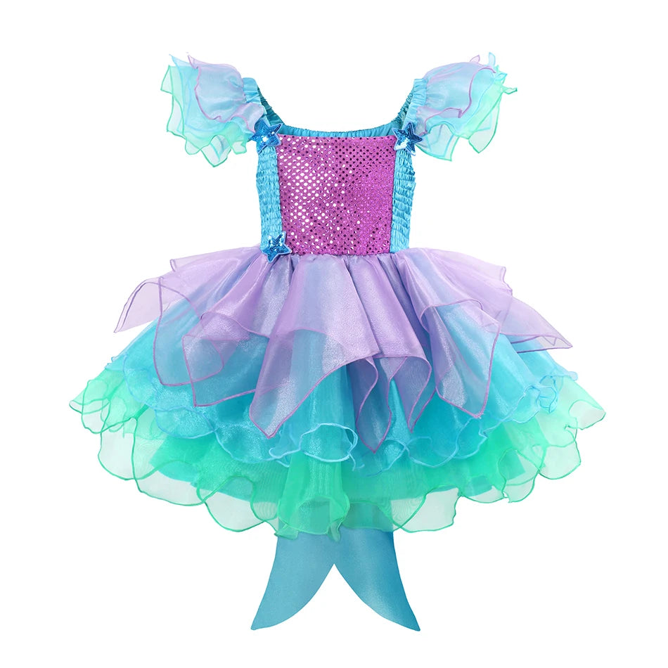 Frozen Elsa Anna Princess Cosplay Dress Baby Costume