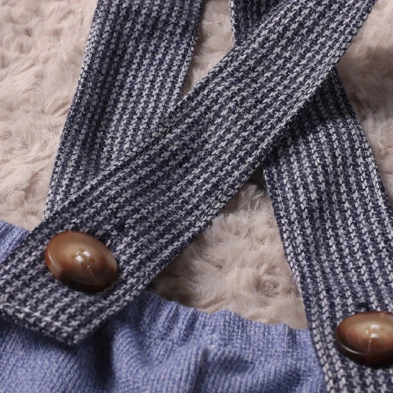 2pcs Baby Photography Clothing Long Pants Vintage Hat Newborn Photo Romper Infant Party Wear Photo Posing Accessories