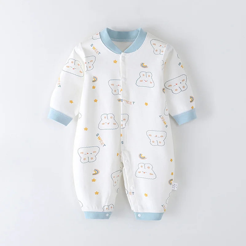 Baby Set 0-24M Neonatal Cartoon Breathable Bodysuit