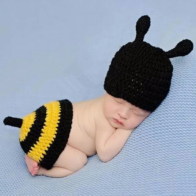 Newborn Baby Photo Props Cartoon Handmade Costumes