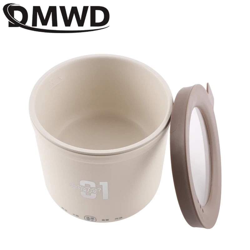 Mini Rice Cooker Frying Pan Hotpot Baby Food Stew Cup Soup Heater