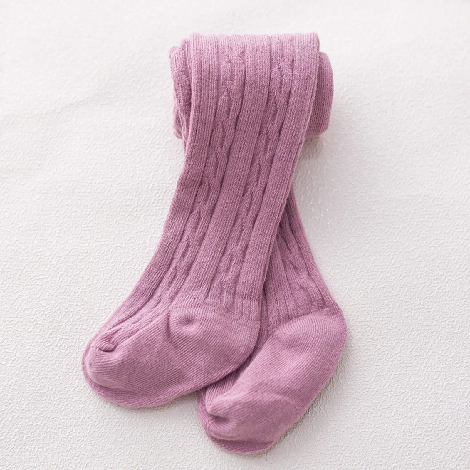Organic Cotton Socks For Kids Baby Toddler Girls Boys Cable Knit Tights Cotton Footed Leggings Pantyhose Stocking Pants 0 To