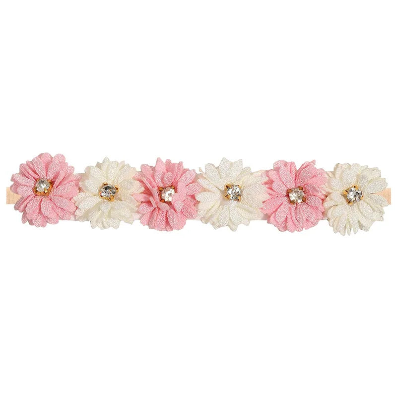 Baby Girl Newborn Elastic Flower Toddler Hair Band