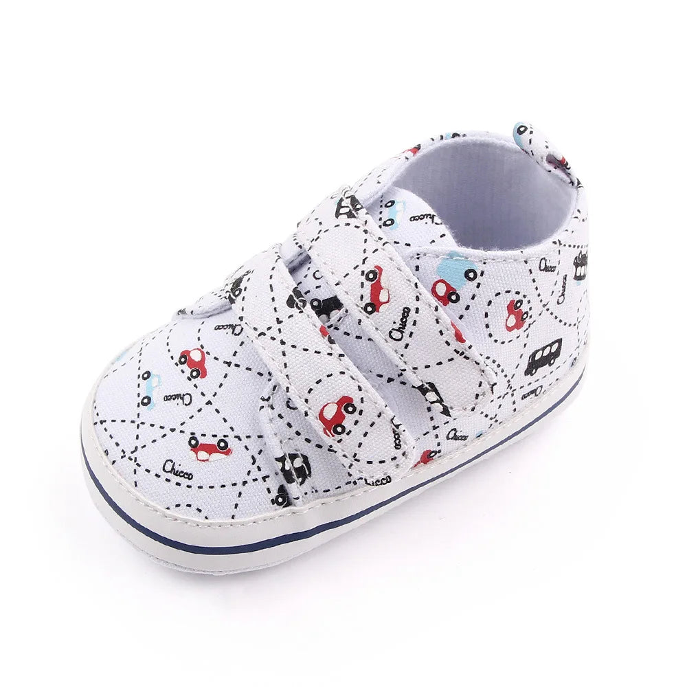 Brand Infant Baby Boys Shoes Cotton Anti-slip Sole Soft Newborn Toddler Crib Shoes Sneaker First Walkers Shoe for 1 Year Old Boy