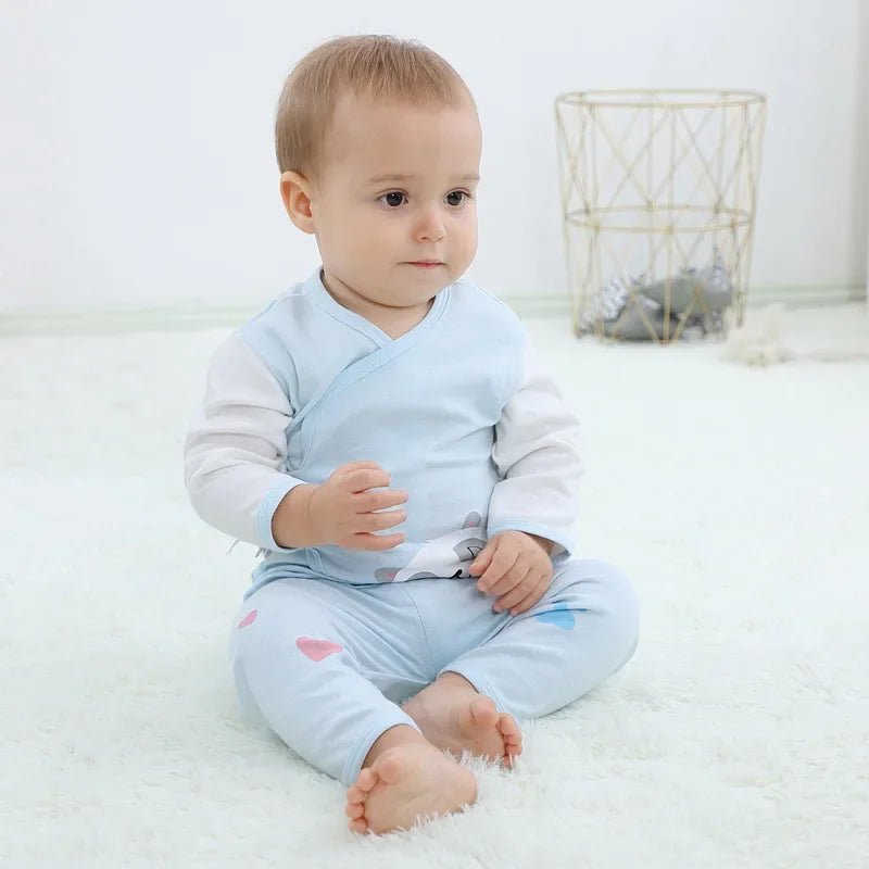 Newborn Suits Hospital Newborn Baby Clothes 18-Piece Cotton Set Baby Boys' and Baby Girls' Close-Fitting Underwear