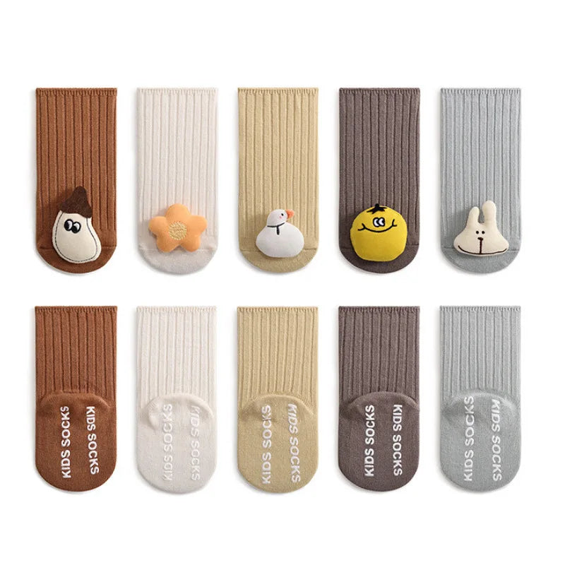 Cotton Socks for Newborns Anti Slip Baby Boy Socks 2024