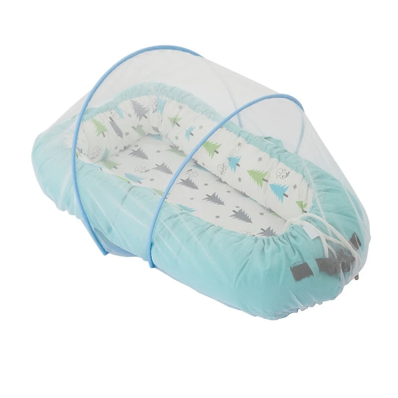 Baby Crib Mosquitoe Net Portable Foldable Infant Bed Canopy Netting Folding Cradle Insect Net Tent