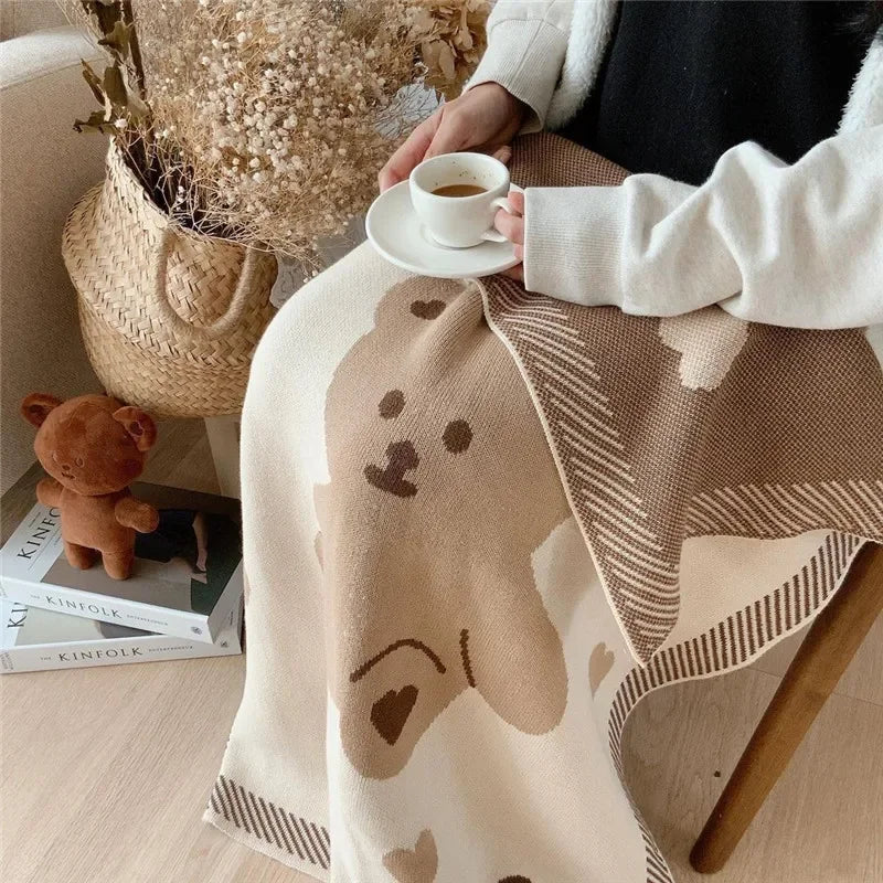 Newborn Blanket Autumn Winter Cotton Thickened Soft Skin Baby Warm Bed Sheet Sleeping Outdoor Baby Stroller Windproof Quilt