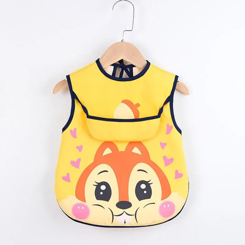 Baby Feeding Bib Apron Pocket Infant