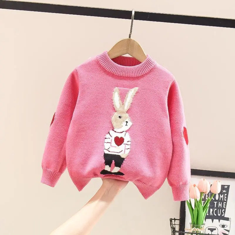 Mom Son Matching Family Jumper Mother And Daughter Sweater Children's Knitted Pullover Korean Parent-Child Autumn Winter Clothes