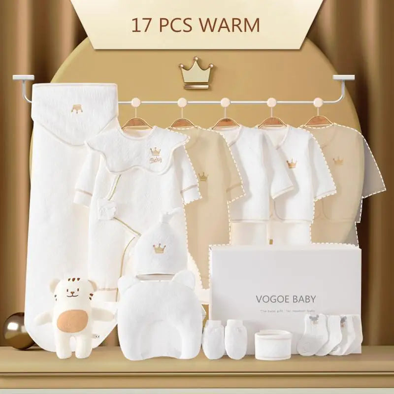 Newborn Baby Clothing Set 15/17/18/20 pieces/0-6 Months 100% Cotton