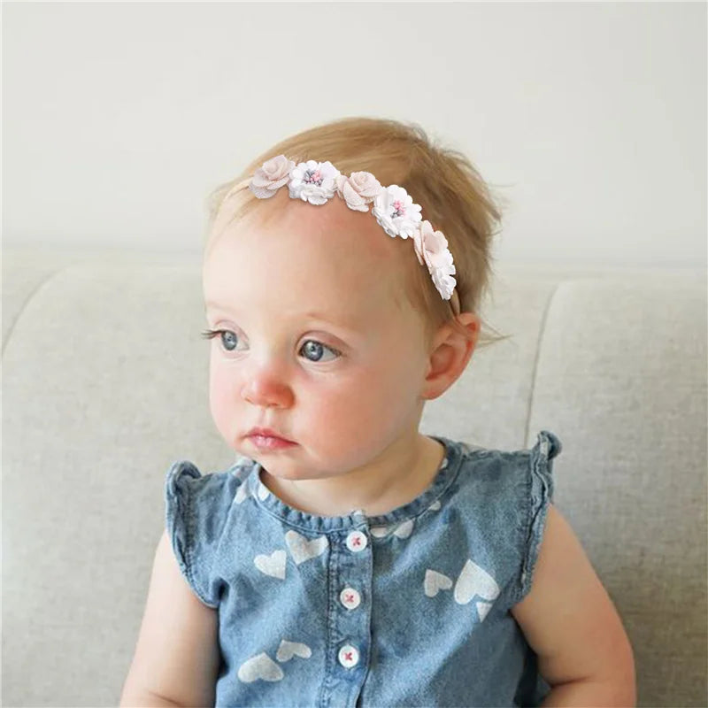 Baby Flower Headwear Soft Elastic