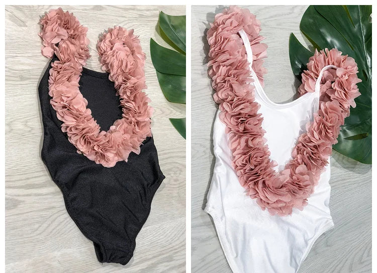 Mother Daughter Swimsuits Flower Mommy And Me Swimwear Bikini Family Look Mom And Daughter Bathing Suit Family Matching Clothes