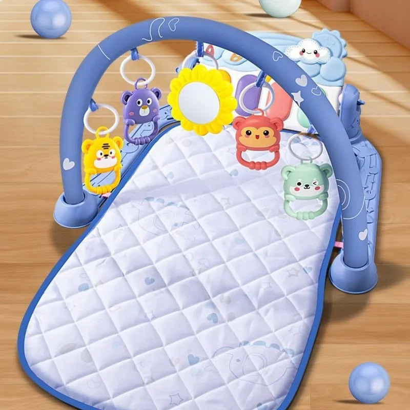 Baby Music Rack Play Mats Puzzle Carpet With Piano Keyboard Kids Infant Playmat Gym Crawling Activity Rug Toys Crawling Toys