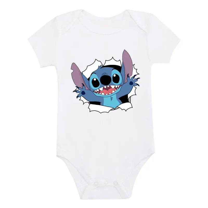 Cotton Newborn Baby Cute Disney Lilo & Stitch Bodysuit