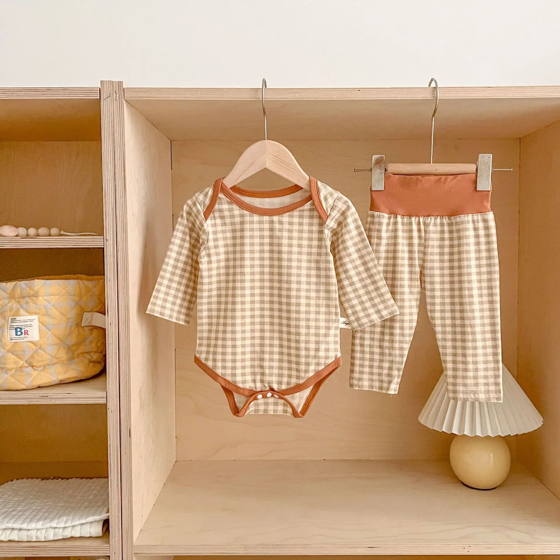 Long Sleeve Bodysuit Toddler Leggings 2pcs Set Cotton Outfits