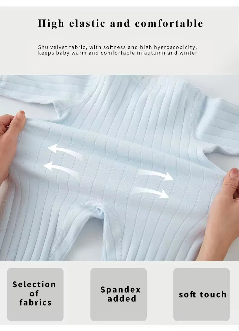 Newborns Bodysuit Bottoming clothes cotton long-sleeved