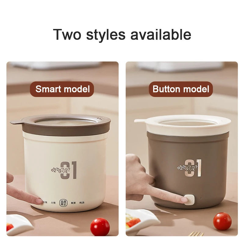Mini Rice Cooker Frying Pan Hotpot Baby Food Stew Cup Soup Heater