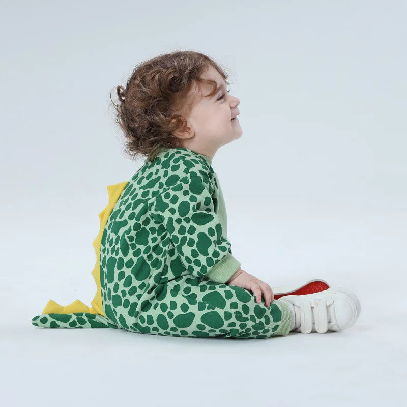 Kawaii Dinosaur Newborn Baby Clothes Cotton Jumpsuits Costume