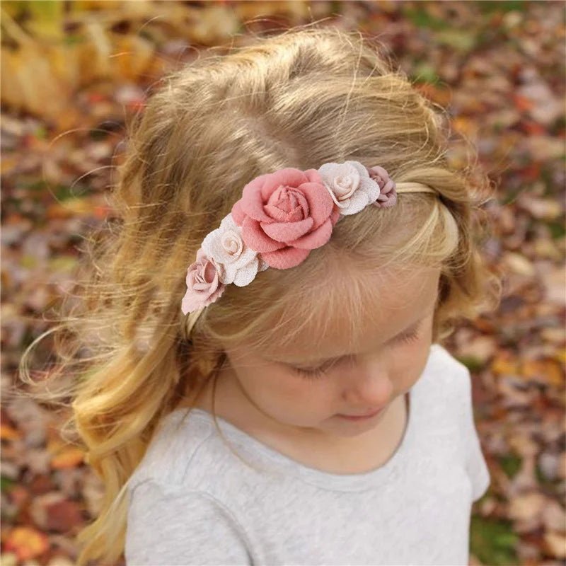 Baby Flower Headwear Soft Elastic