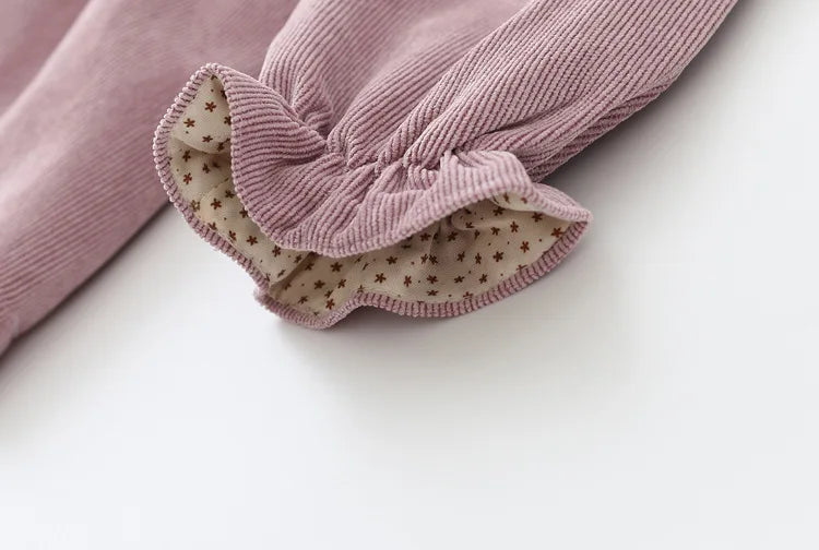 Korean Autumn Long Sleeve Baby Dress Cotton New Infant Dress Kids Party Dresses for Baby Girls Dresses Newborn Clothes 0-3 Years