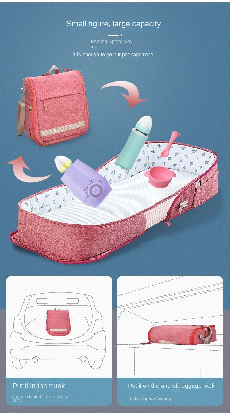 Mosquito Net Bassinet Foldable Breathable 2 In 1 Mummy Bag