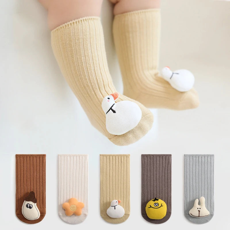 Cotton Socks for Newborns Anti Slip Baby Boy Socks 2024