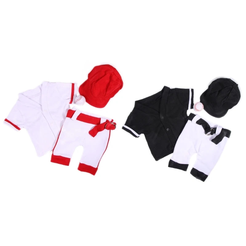 Newborn Costume for Photography Baby Baseball Uniform