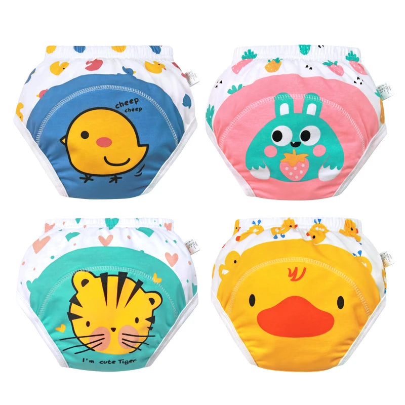 Children's training pants cartoon baby thin cotton cute cartoon clothing learning pants nappy training pants baby underwear