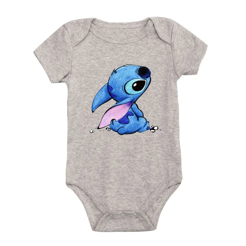 Cotton Newborn Baby Cute Disney Lilo & Stitch Bodysuit